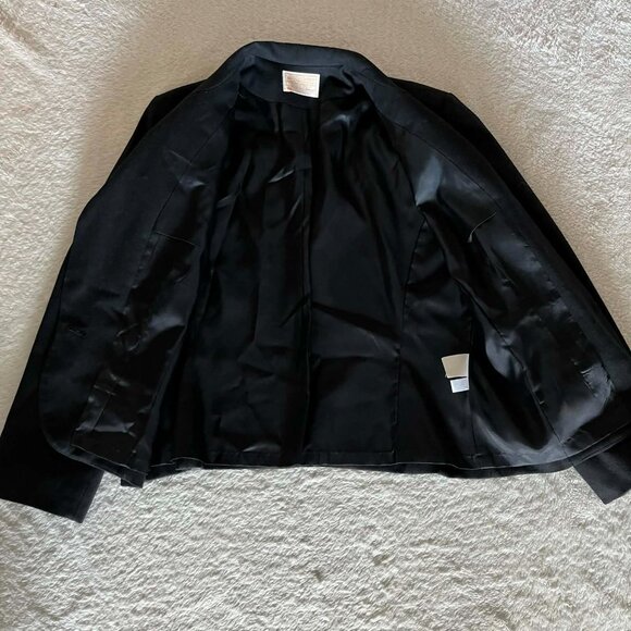 Vintage Pendleton Blazer Jacket 100% Pure Virgin Wool Women's size 12/Black - Picture 5 of 7